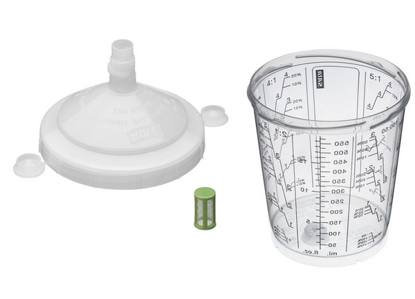SATA RPS kelímek 0,6l + víčko + sítko 200µm 