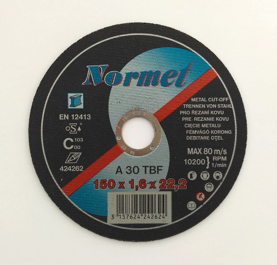 NORMET Řezný kotouč 150 x 1,6 x 22mm