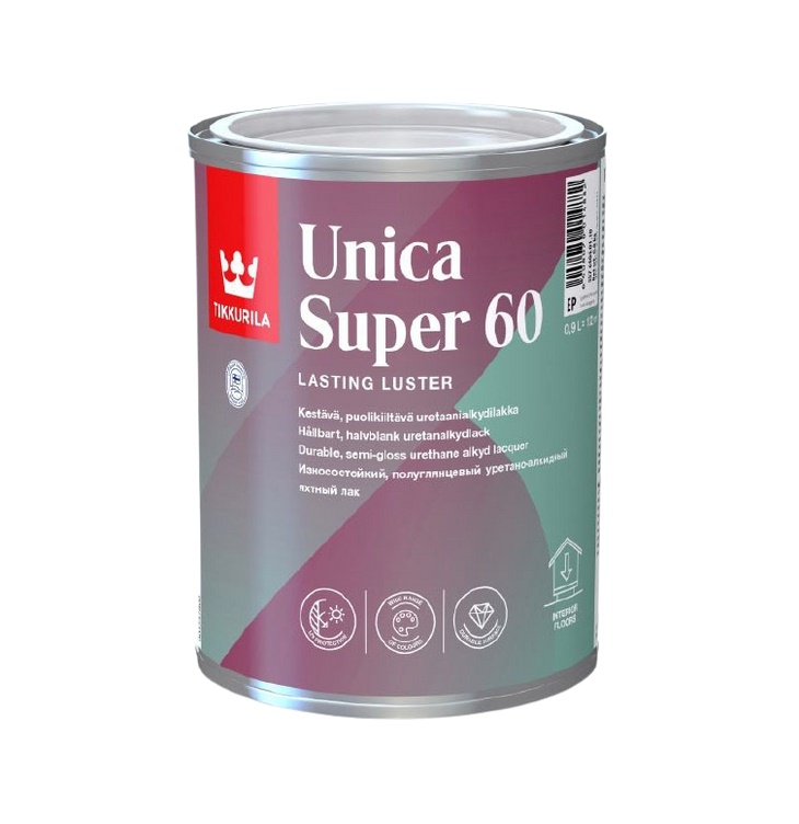 Tikkurila UNICA SUPER 60 lak na dřevo pol. 0,225l