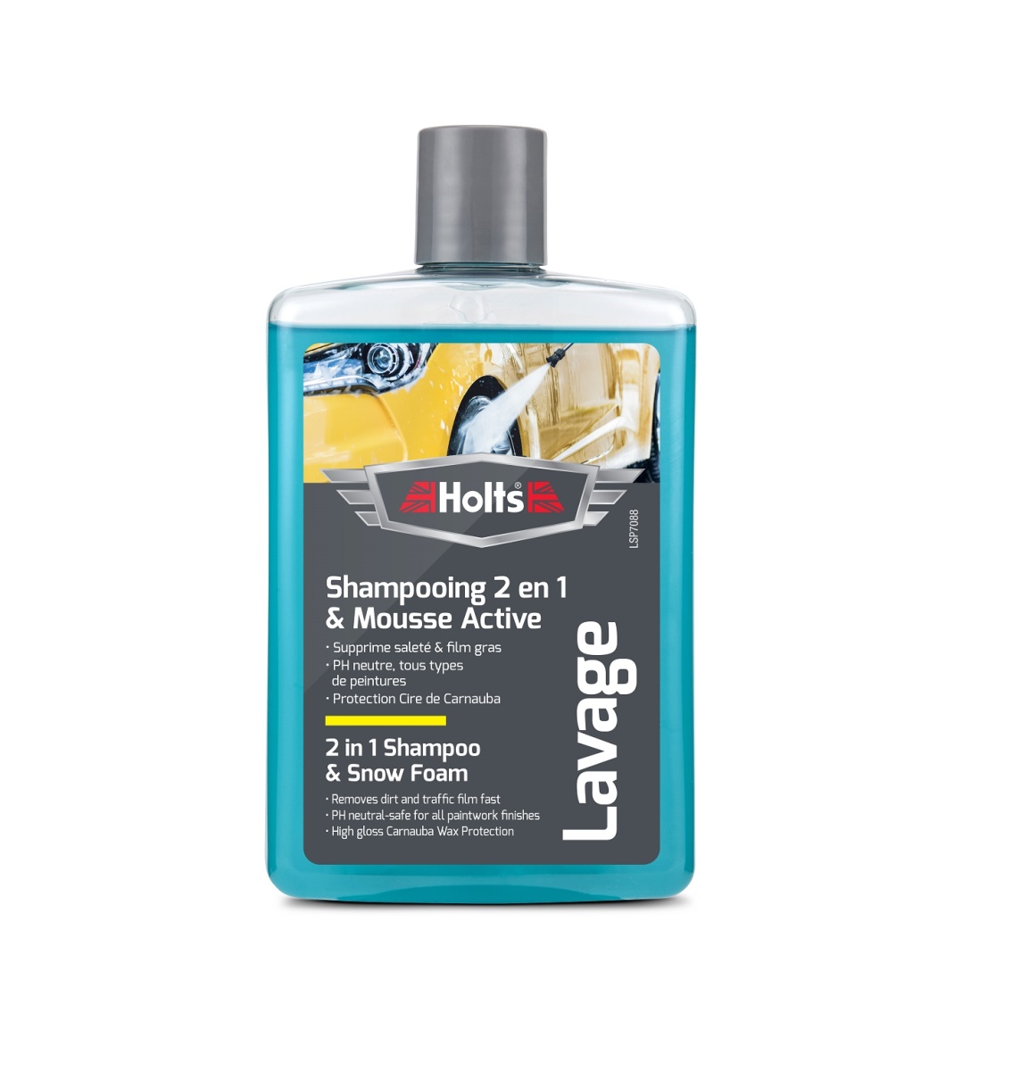HOLTS šampon s voskem & aktivní pěna 475ml