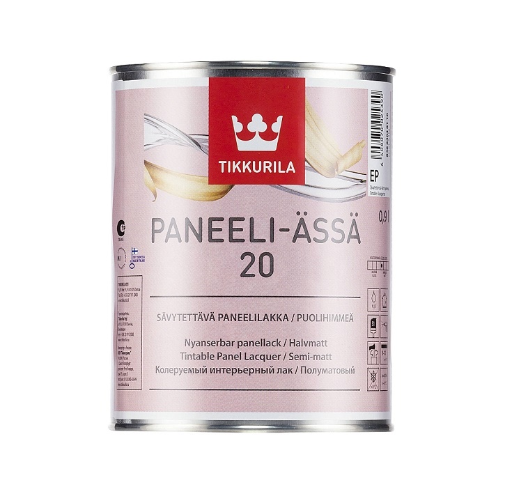 Tikkurila PANEELI-ÄSSÄ 20 polomat lak na dřevo 2,7l
