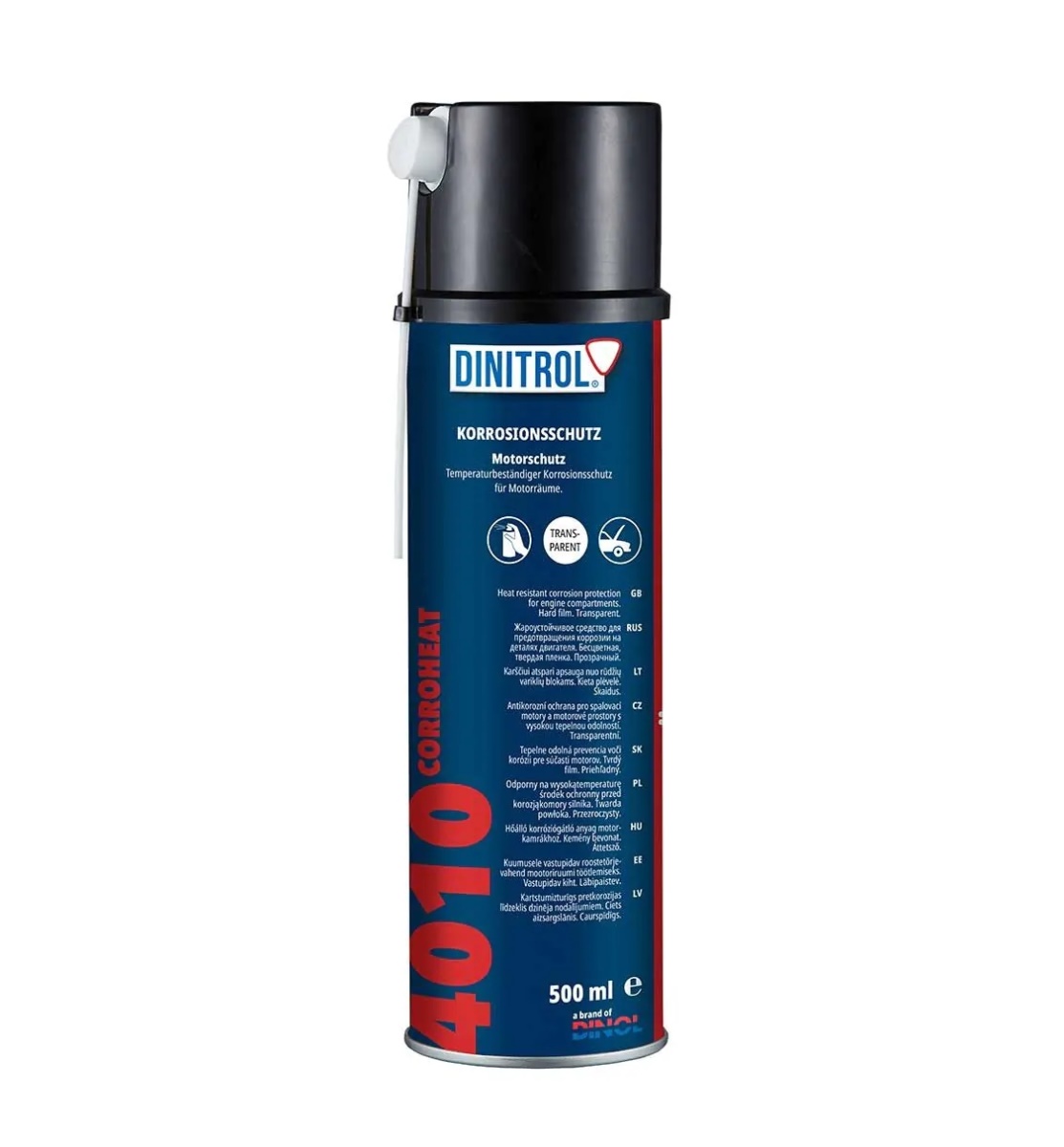 DINITROL 4010 teplotně odolný antikor. sprej 500ml