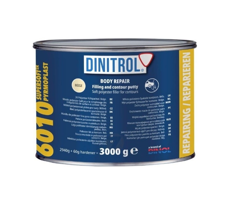 DINITROL 6010 Soft polyesterový tmel 3kg