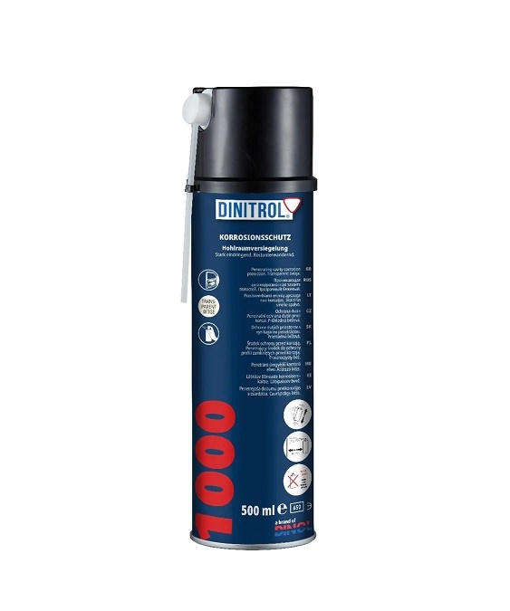 DINITROL 1000 dutinový vosk  500ml sprej