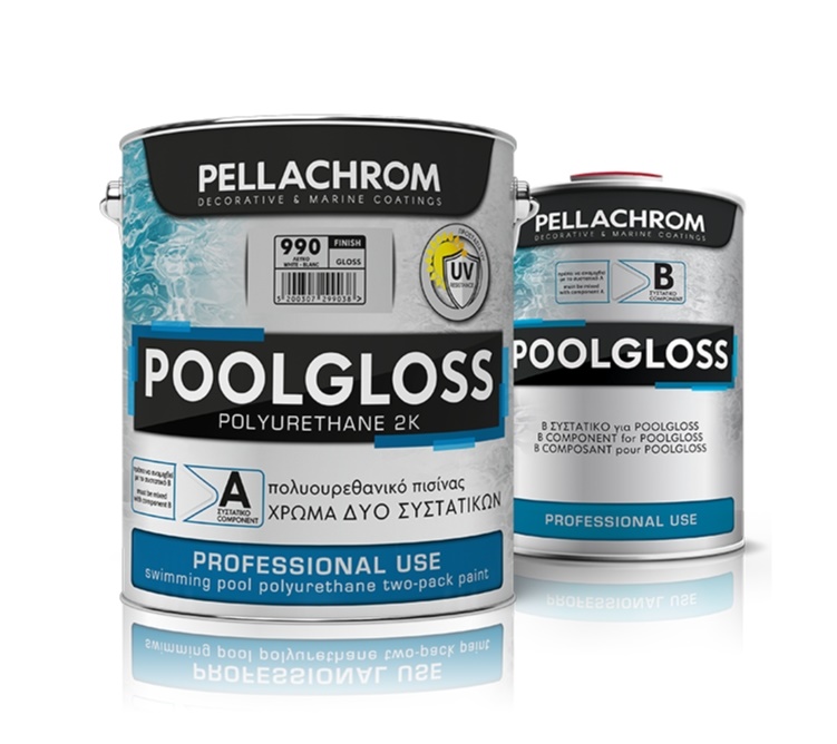 POOLGLOSS barva na bazén, modrá, 7,5 litrů směsi