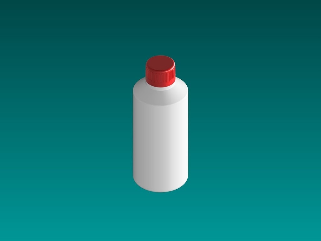 Plastová láhev s uzávěrem 250ml