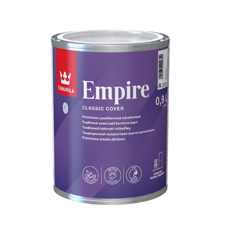 Tikkurila EMPIRE A barva na dřevo a kov 0,9l