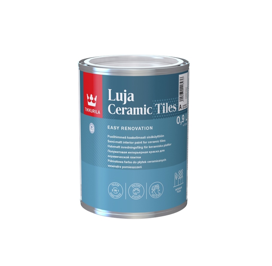 Tikkurila LUJA CERAMIC TILES barva na keramické obklady A 0,9l