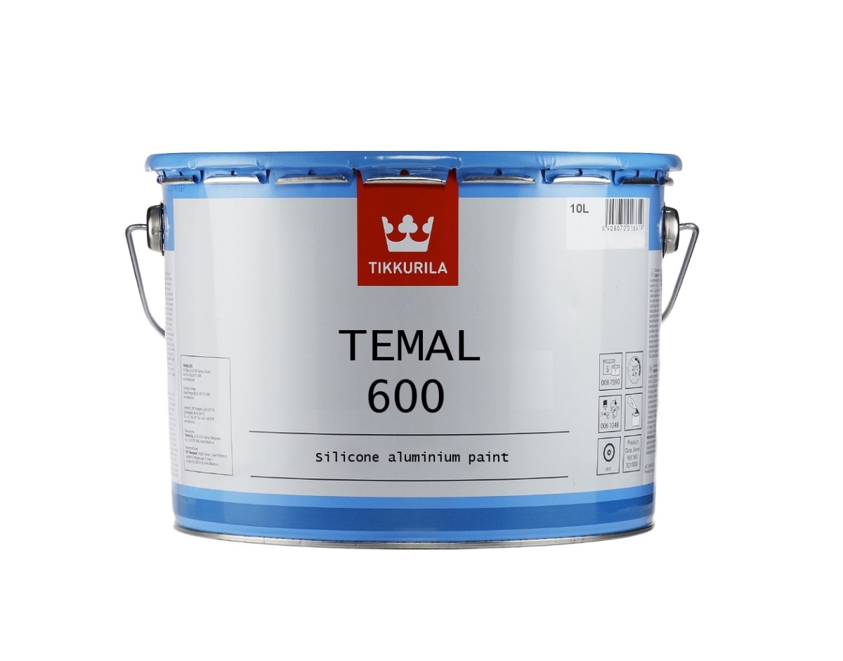 TEMAL 600 silikonová barva s obsahem hliníku 10l