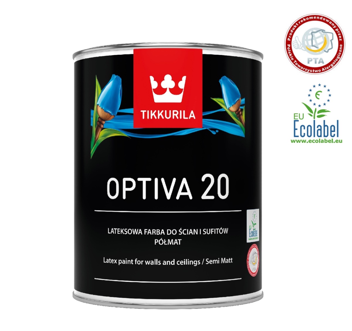 Tikkurila OPTIVA SEMI MATT [20] A 9l